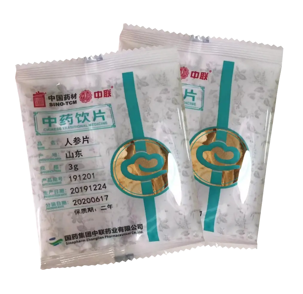 中国药材 人参片 传统中药原料 3g / 袋 ×50 袋 / 包